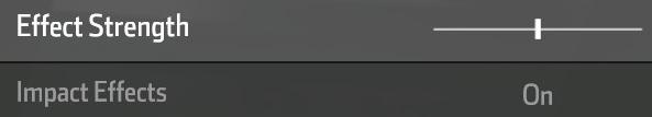 Force Feedback Settings for Dirt courses.